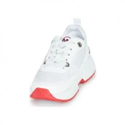 Chaussures Fille Baskets basses MICHAEL Michael Kors COSMO SPORT Blanc / Multicolore -Baskets mode Soldes 21270779 500 C