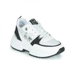 Chaussures Fille Baskets basses MICHAEL Michael Kors COSMO SPORT Blanc / Noir
