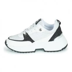 Chaussures Fille Baskets basses MICHAEL Michael Kors COSMO SPORT Blanc / Noir -Baskets mode Soldes 21270780 500 D