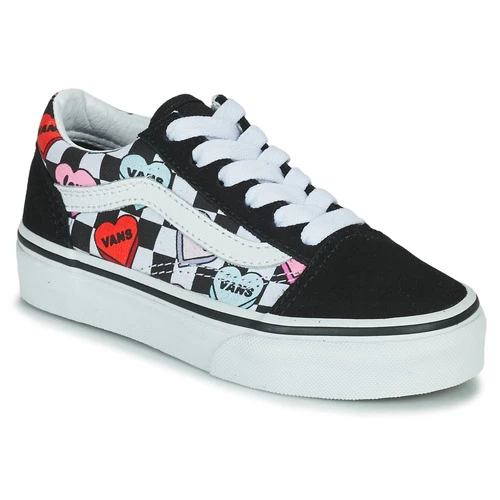 Chaussures Fille Baskets basses Vans OLD SKOOL Noir 1 Chaussures Fille Baskets basses Vans OLD SKOOL Noir