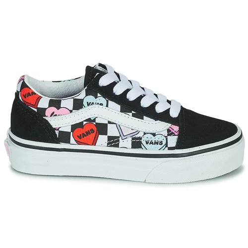 Chaussures Fille Baskets basses Vans OLD SKOOL Noir 2 Chaussures Fille Baskets basses Vans OLD SKOOL Noir – Image 2