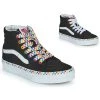 Chaussures Fille Baskets montantes Vans SK8-Hi Noir / Multicolore