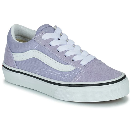 Chaussures Fille Baskets basses Vans OLD SKOOL Violet 1 Chaussures Fille Baskets basses Vans OLD SKOOL Violet