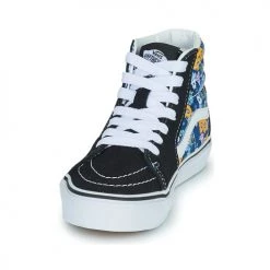 Chaussures Fille Baskets montantes Vans SK8-Hi Noir / Bleu -Baskets mode Soldes 21322463 500 C