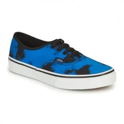 Chaussures Garçon Baskets basses Vans AUTHENTIC Noir / Bleu