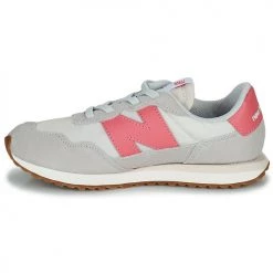 Chaussures Fille Baskets basses New Balance 237 Blanc / Rose -Baskets mode Soldes 21324068 500 D