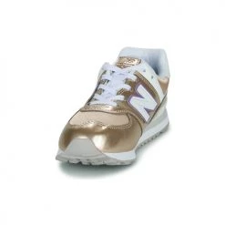 Chaussures Fille Baskets basses New Balance 574 Doré -Baskets mode Soldes 21324071 500 C