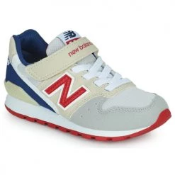 Chaussures Garçon Baskets basses New Balance 996 Blanc / Rouge / Bleu