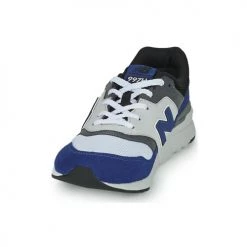Chaussures Garçon Baskets basses New Balance 997 Blanc / Bleu -Baskets mode Soldes 21324116 500 C