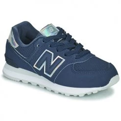Chaussures Fille Baskets basses New Balance 574 Bleu