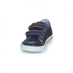 Chaussures Garçon Baskets basses Pablosky TOLINE Bleu / Rouge -Baskets mode Soldes 21325498 500 C