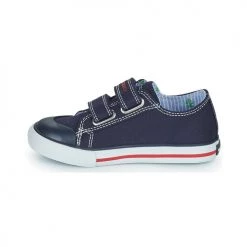 Chaussures Garçon Baskets basses Pablosky TOLINE Bleu / Rouge -Baskets mode Soldes 21325498 500 D
