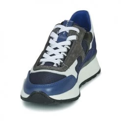 Chaussures Garçon Baskets basses Bullboxer AEX003E5LACTWB Blanc / Bleu -Baskets mode Soldes 21405708 500 C