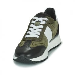 Chaussures Garçon Baskets basses Bullboxer AEX002E5C_BKWH Kaki -Baskets mode Soldes 21405709 500 C