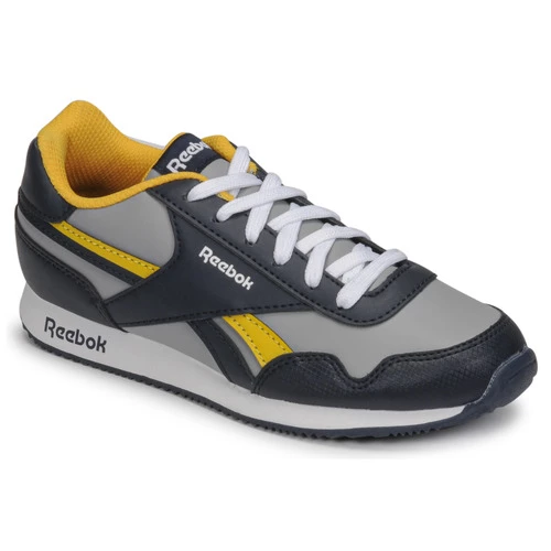 Chaussures Enfant Baskets basses Reebok Classic REEBOK ROYAL CL JOG Marine / Gris / Jaune 1 Chaussures Enfant Baskets basses Reebok Classic REEBOK ROYAL CL JOG Marine / Gris / Jaune
