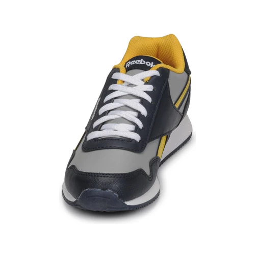 Chaussures Enfant Baskets basses Reebok Classic REEBOK ROYAL CL JOG Marine / Gris / Jaune 3 Chaussures Enfant Baskets basses Reebok Classic REEBOK ROYAL CL JOG Marine / Gris / Jaune – Image 3
