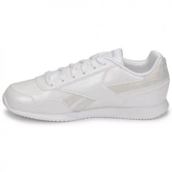 Chaussures Fille Baskets basses Reebok Classic REEBOK ROYAL CL JOG Blanc / Glitter -Baskets mode Soldes 21424508 500 D