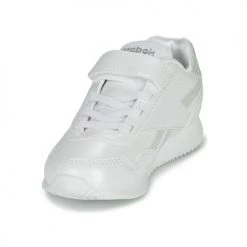 Chaussures Fille Baskets basses Reebok Classic REEBOK ROYAL CL JOG Blanc / Glitter -Baskets mode Soldes 21424509 500 C