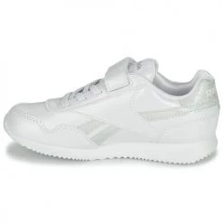 Chaussures Fille Baskets basses Reebok Classic REEBOK ROYAL CL JOG Blanc / Glitter -Baskets mode Soldes 21424509 500 D