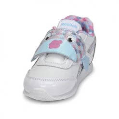Chaussures Fille Baskets basses Reebok Classic REEBOK ROYAL CL JOG Blanc / Rose -Baskets mode Soldes 21424513 500 C