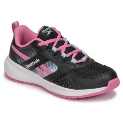Chaussures Fille Baskets basses Reebok Sport REEBOK ROAD SUPREME Noir / Rose