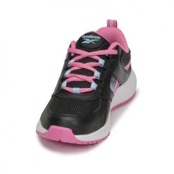 Chaussures Fille Baskets basses Reebok Sport REEBOK ROAD SUPREME Noir / Rose -Baskets mode Soldes 21425995 500 C