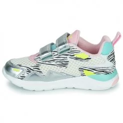 Chaussures Fille Baskets basses Primigi 1958000 Argent / Rose / Bleu -Baskets mode Soldes 21455169 500 D