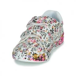 Chaussures Fille Baskets basses Primigi 1959600 Blanc / Multicolore 6 Chaussures Fille Baskets basses Primigi 1959600 Blanc / Multicolore -Baskets mode Soldes 21455176 500 C