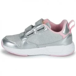 Chaussures Fille Baskets basses Primigi 1957200 Argent / Rose -Baskets mode Soldes 21455178 500 D