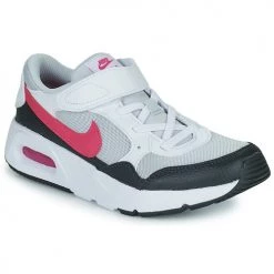 Chaussures Enfant Baskets basses Nike NIKE AIR MAX SC Blanc / Noir / Rose