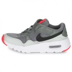 Chaussures Enfant Baskets basses Nike NIKE AIR MAX SC Gris / Noir / Rouge -Baskets mode Soldes 21544390 500 D