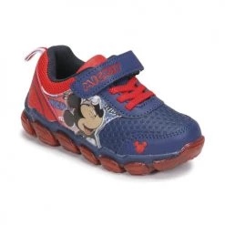 Chaussures Garçon Baskets basses Disney MICKEY Bleu / Rouge