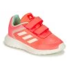 Chaussures Fille Baskets basses adidas Performance TENSAUR RUN 2.0 CF I Rose / blanc