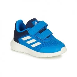 Chaussures Garçon Baskets basses adidas Performance TENSAUR RUN 2.0 CF I Bleu / blanc