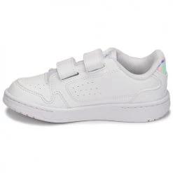 Chaussures Fille Baskets basses adidas Originals NY 90 CF I Blanc / Rosé -Baskets mode Soldes 21645166 500 D
