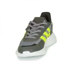 Chaussures Garçon Baskets basses adidas Originals RETROPY F2 C Gris / Jaune -Baskets mode Soldes 21645184 500 C