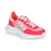 Chaussures Fille Baskets basses adidas Originals RETROPY F2 C Rose / Argent