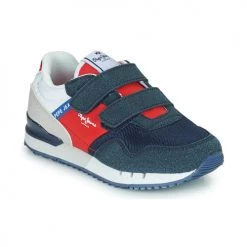 Chaussures Garçon Baskets basses Pepe jeans LONDON ONE BK Marine