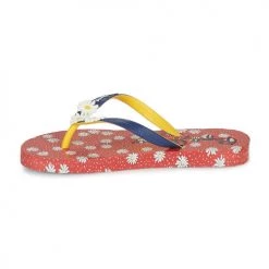 Chaussures Fille Baskets basses Pepe jeans DORSET FLOWERS Rouge / Marine -Baskets mode Soldes 21667818 500 D