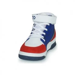 Chaussures Garçon Baskets montantes Kenzo K29074 Bleu / Blanc / Rouge -Baskets mode Soldes 21774737 500 C