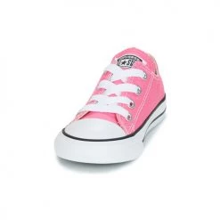 Chaussures Fille Baskets basses Converse CHUCK TAYLOR ALL STAR CORE OX Rose -Baskets mode Soldes 221136 500 C