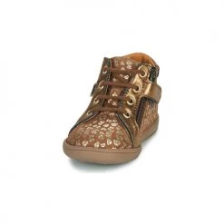 Chaussures Fille Baskets montantes GBB FAMIA Marron -Baskets mode Soldes 22154299 500 C