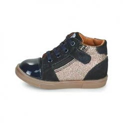Chaussures Fille Baskets montantes GBB NUZZIA Marine -Baskets mode Soldes 22154357 500 D