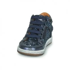 Chaussures Fille Baskets montantes GBB VICKY Marine -Baskets mode Soldes 22154418 500 C
