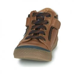 Chaussures Garçon Baskets montantes GBB DERKI Marron -Baskets mode Soldes 22154430 500 C