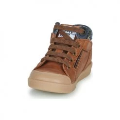 Chaussures Garçon Baskets montantes GBB ANATOLE Marron -Baskets mode Soldes 22154454 500 C