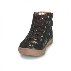 Chaussures Fille Baskets montantes GBB TADEA Noir -Baskets mode Soldes 22154589 500 C