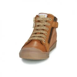 Chaussures Fille Baskets montantes GBB ISOBEL Marron -Baskets mode Soldes 22154603 500 C