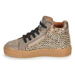 Chaussures Fille Baskets montantes GBB JAYNE Marron -Baskets mode Soldes 22154613 500 D