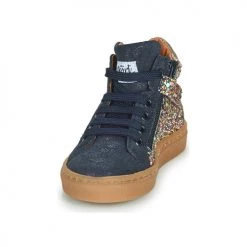 Chaussures Fille Baskets montantes GBB JAYNE Bleu -Baskets mode Soldes 22154616 500 C